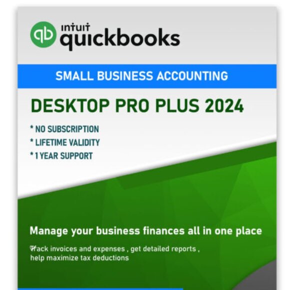 Intuit Quickbooks Desktop Pro 2024 - Lifetime Subscription - Picture 1 of 4